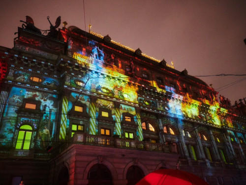 Videomapping at the National Theatre 