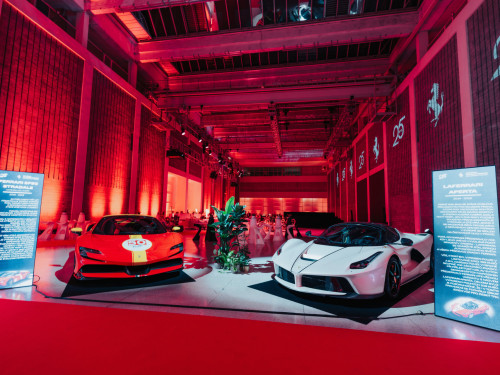 Ferrari at the Trade Fair Palace