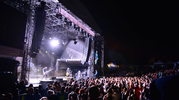 Pálavské vinobraní - Stage ze strany, rep. řetěz