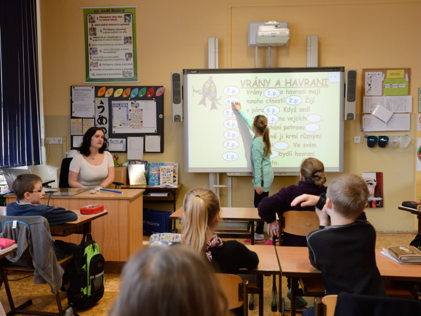 SMARTBOARD centrem třídy